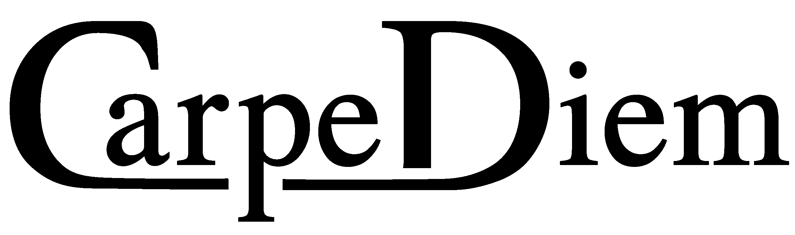 Carpe Diem logo in black